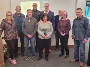 2025 OMWD award winners-Olivenhain Fire Safe Council, Rancho Santa Fe Fire Protections District, Beverly Weber Consulting, and Cass Arrieta