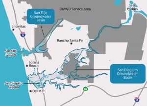 Map of San Elijo and San Dieguito Valleys