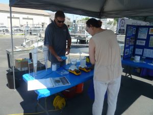 event booth visitor