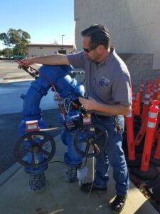 testing a commercial backflow device