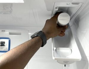 Example: refrigerator water filter
