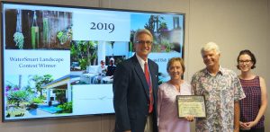 2019 landcape contest winners at board meeting