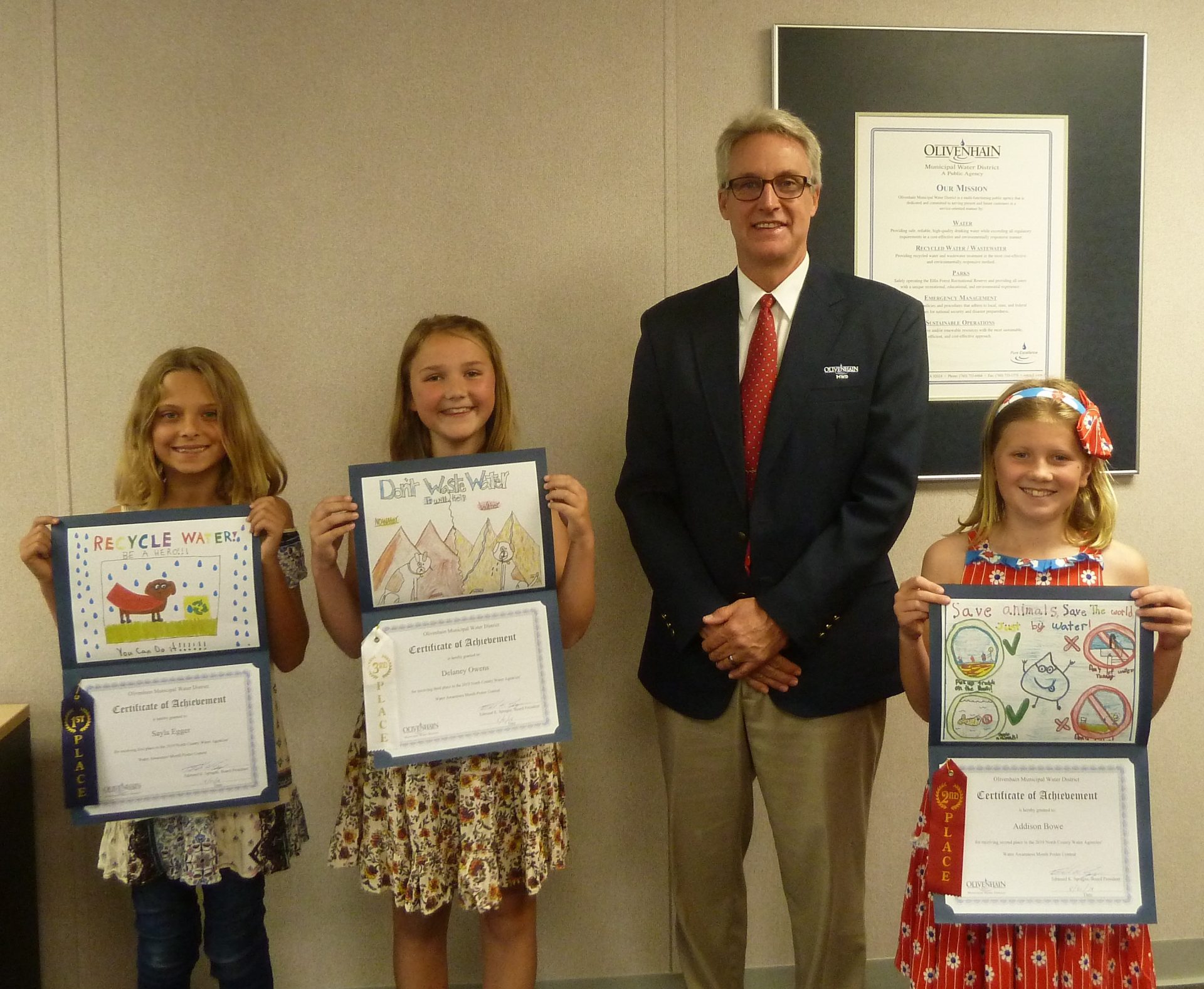 Encinitas Students Take Home Honors in OMWD’s 2019 Water Awareness