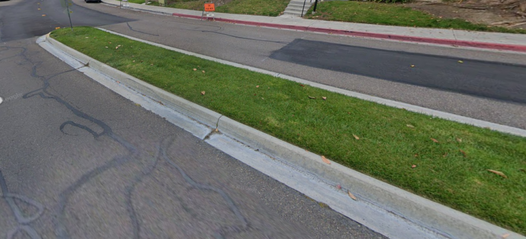 non functional turf median