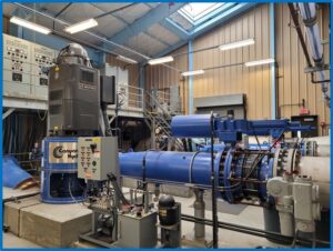 hydroelectric turbines at David C McCollom Water Treatment Plant