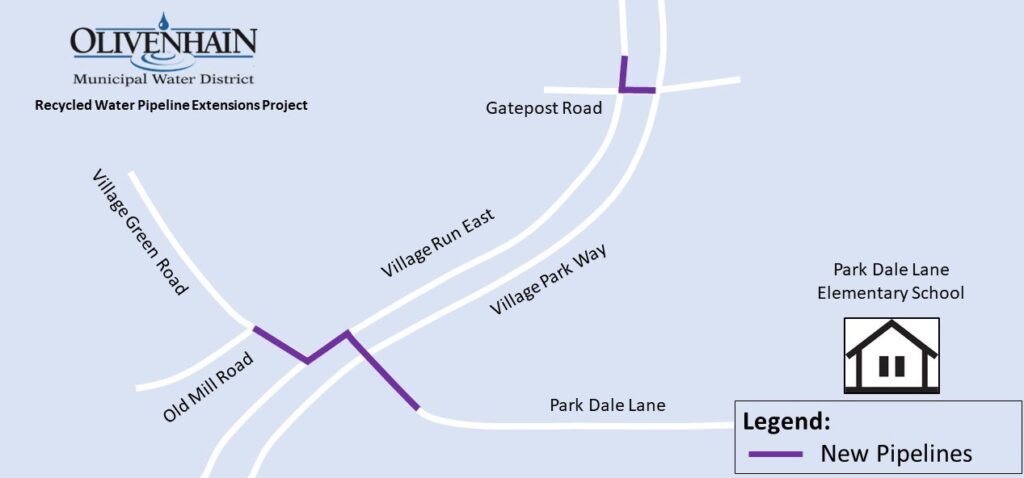map of village park project phase