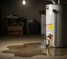water heater that is leaking out bottom